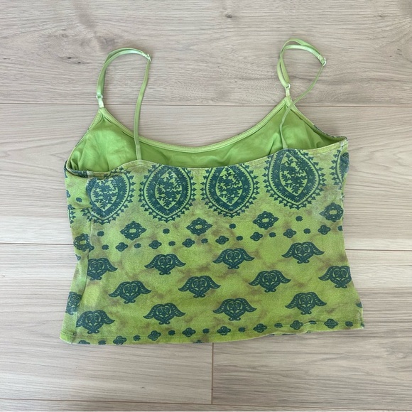 vintage bisou bisou floral embroidered tank top - Picture 2 of 6